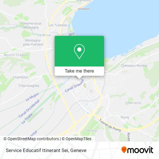 Service Educatif Itinerant Sei map