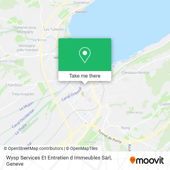 Wysp Services Et Entretien d Immeubles Sàrl map