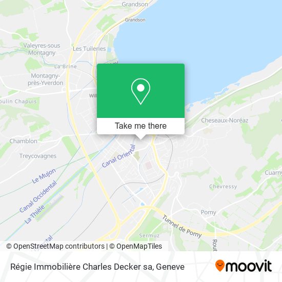 Régie Immobilière Charles Decker sa map