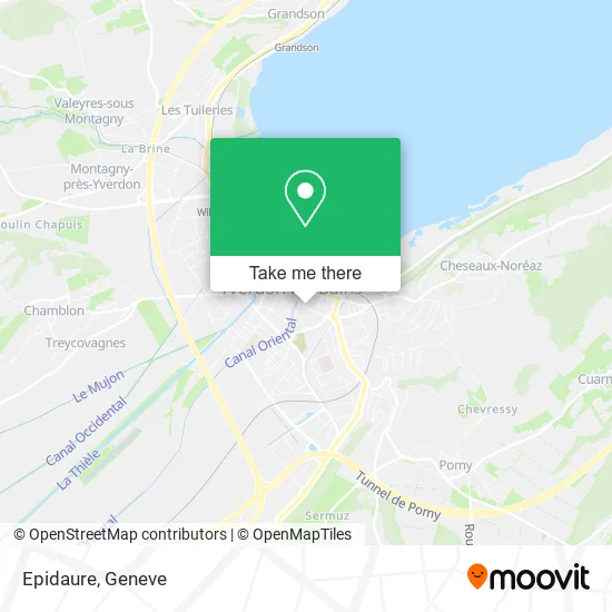 Epidaure map