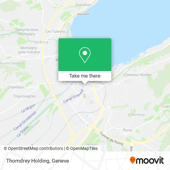 Thomdrey Holding map