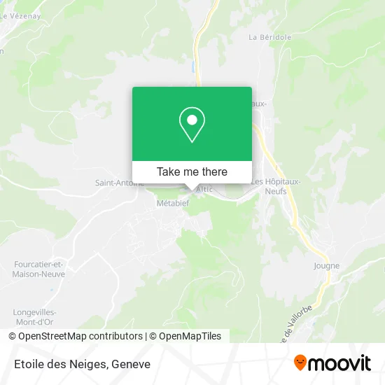 Etoile des Neiges map