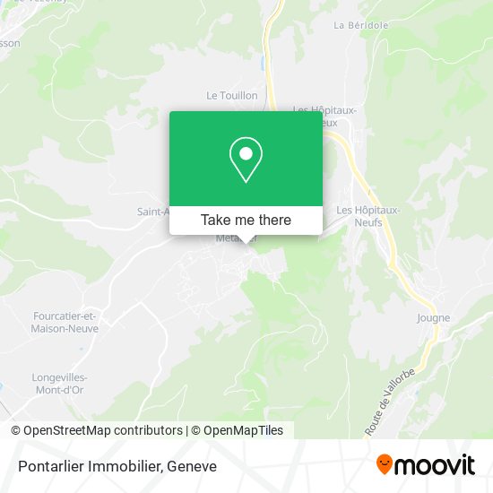 Pontarlier Immobilier Karte