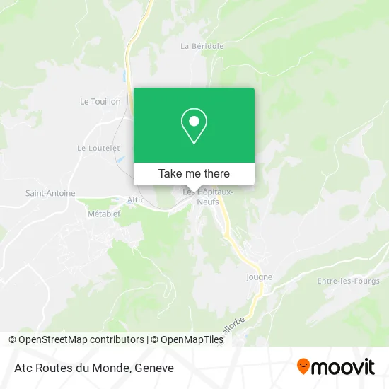 Atc Routes du Monde map