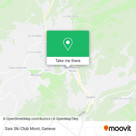 Sais Ski Club Mont map