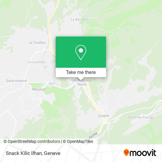 Snack Kilic Ilhan map