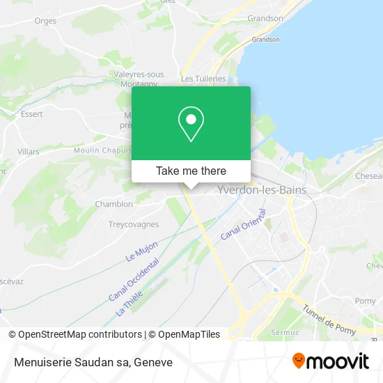 Menuiserie Saudan sa map