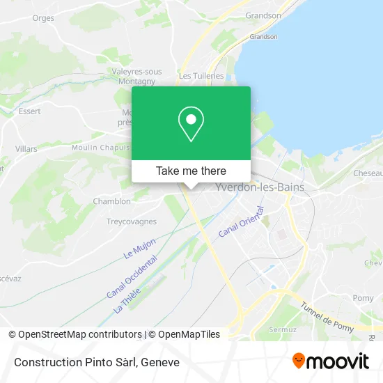 Construction Pinto Sàrl map