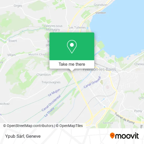 Ypub Sàrl map