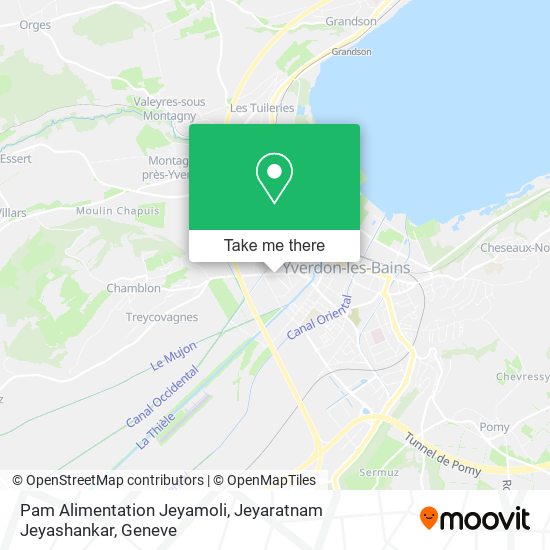 Pam Alimentation Jeyamoli, Jeyaratnam Jeyashankar map