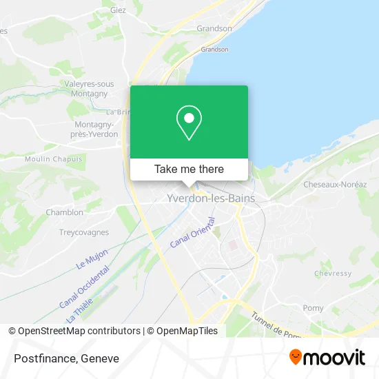 Postfinance map