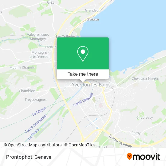 Prontophot map