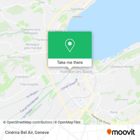 Cinéma Bel Air map