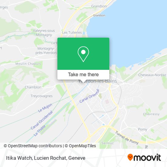 Itika Watch, Lucien Rochat map