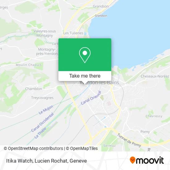 Itika Watch, Lucien Rochat map