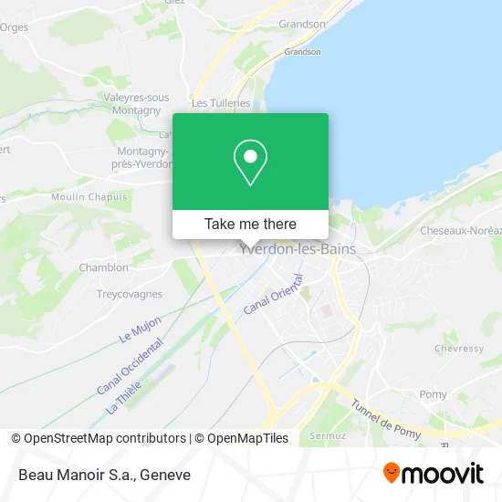 Beau Manoir S.a. map