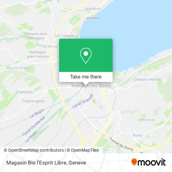 Magasin Bio l'Esprit Libre plan