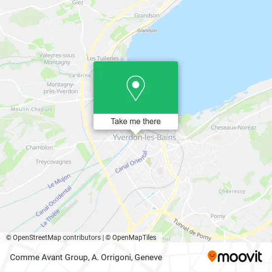 Comme Avant Group, A. Orrigoni plan