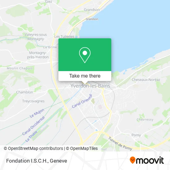 Fondation I.S.C.H. map