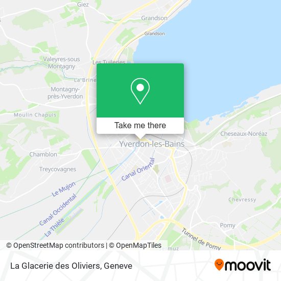 La Glacerie des Oliviers map