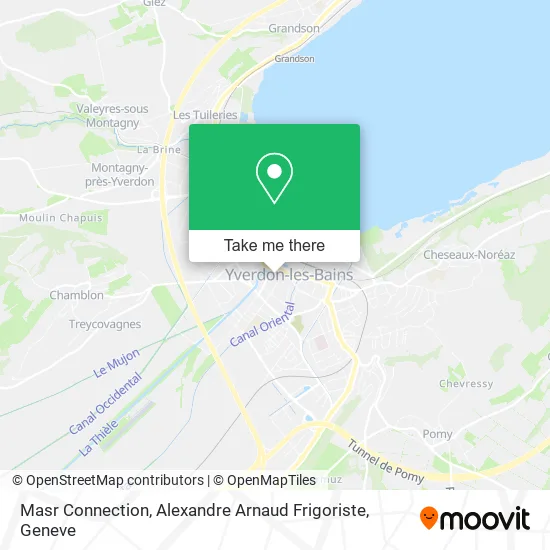 Masr Connection, Alexandre Arnaud Frigoriste map