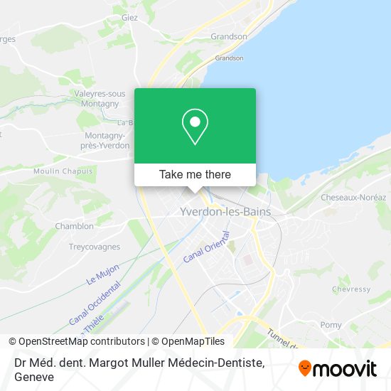 Dr Méd. dent. Margot Muller Médecin-Dentiste map