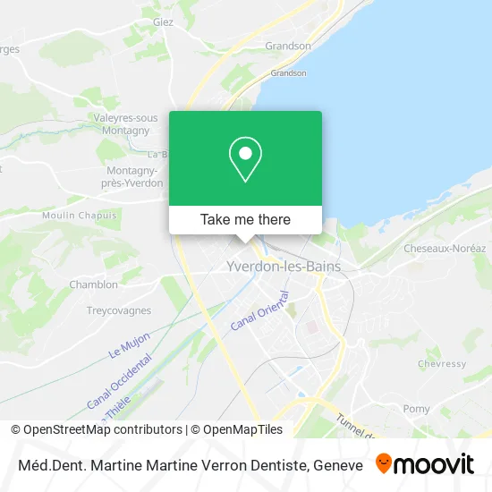 Méd.Dent. Martine Martine Verron Dentiste map