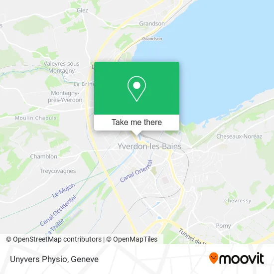 Unyvers Physio map