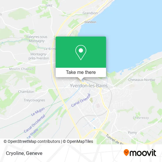 Cryoline map