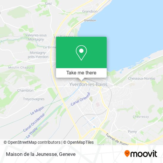 Maison de la Jeunesse map