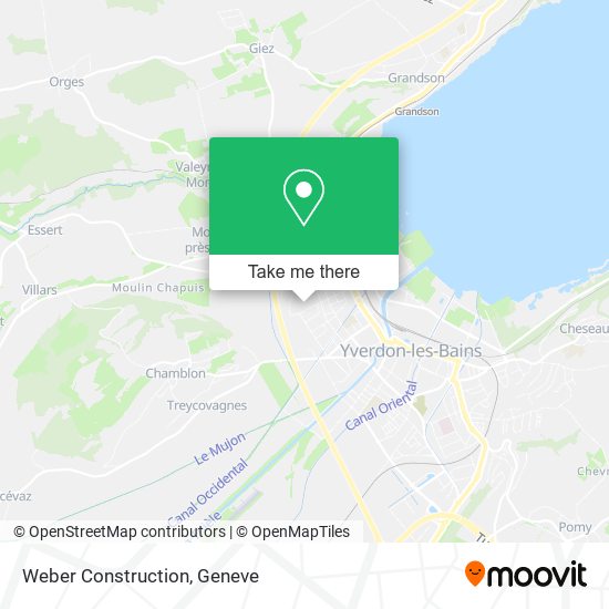 Weber Construction map