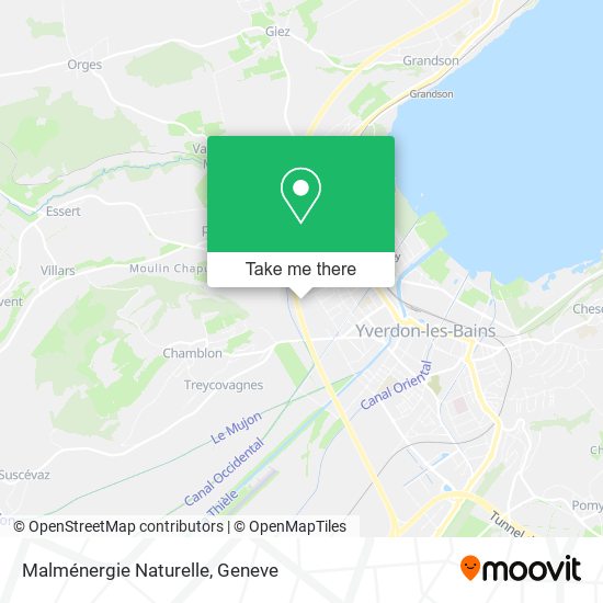 Malménergie Naturelle map