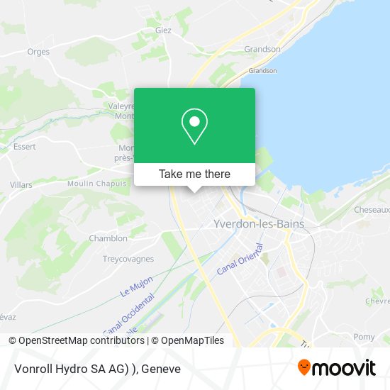 Vonroll Hydro SA AG) ) map