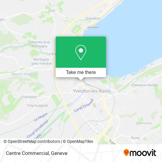 Centre Commercial map
