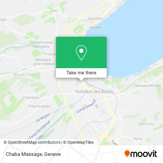 Chaba Massage map