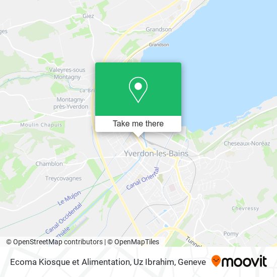 Ecoma Kiosque et Alimentation, Uz Ibrahim map