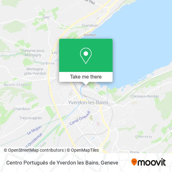 Centro Português de Yverdon les Bains map
