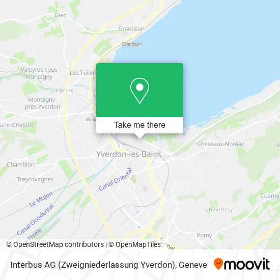 Interbus AG (Zweigniederlassung Yverdon) map