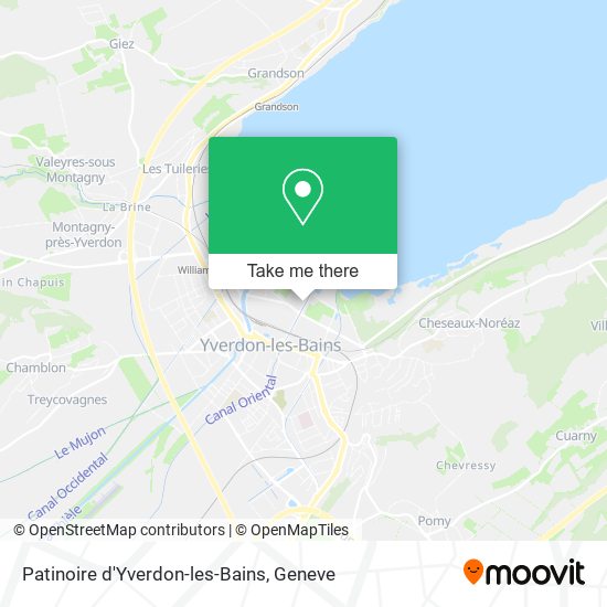 Patinoire d'Yverdon-les-Bains map