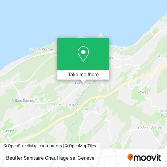 Beutler Sanitaire Chauffage sa map