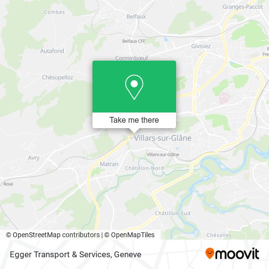 Egger Transport & Services map