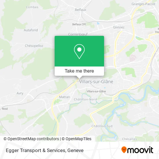 Egger Transport & Services map