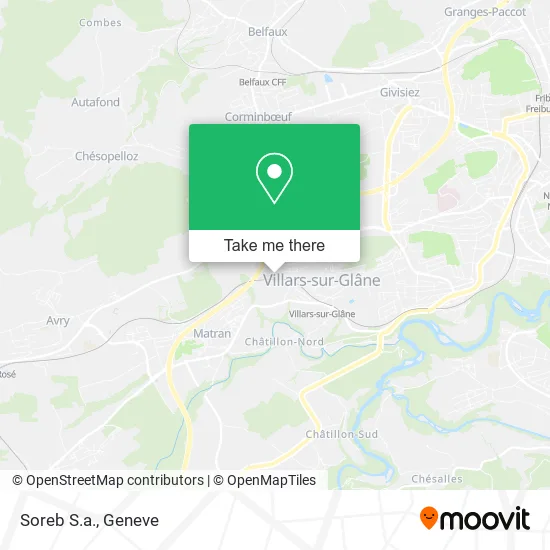 Soreb S.a. map