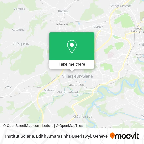 Institut Solaria, Edith Amarasinha-Baeriswyl map