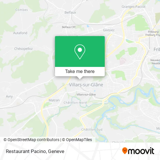 Restaurant Pacino map