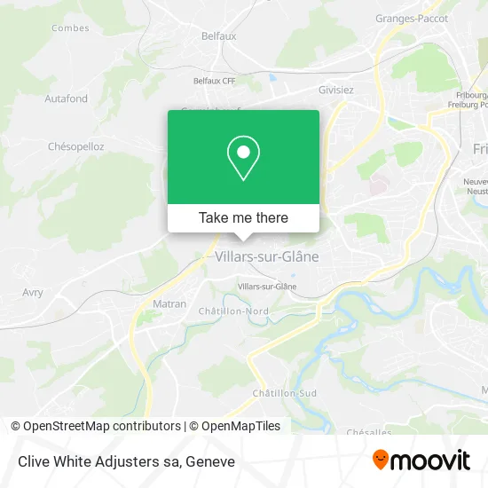 Clive White Adjusters sa map