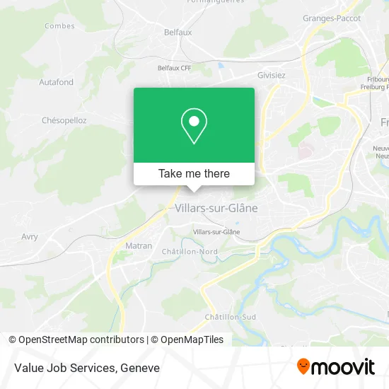 Value Job Services map