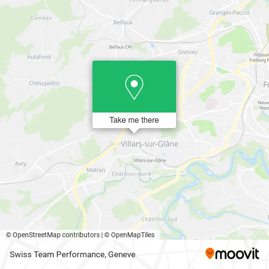 Swiss Team Performance map