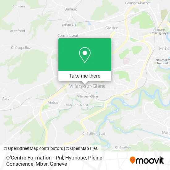 O'Centre Formation - Pnl, Hypnose, Pleine Conscience, Mbsr map