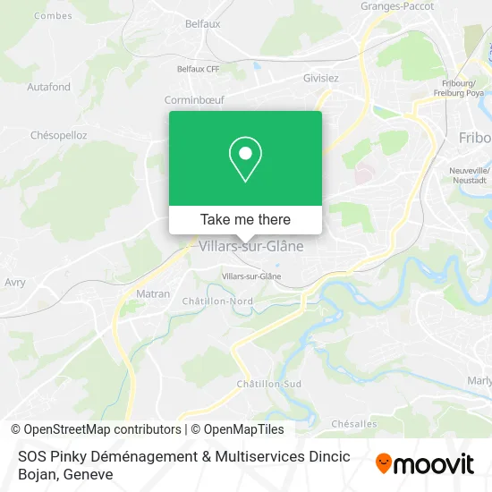 SOS Pinky Déménagement & Multiservices Dincic Bojan map